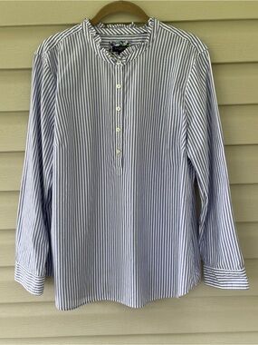 Talbots Women’s Blue & White Blouse Size XL-Petite
